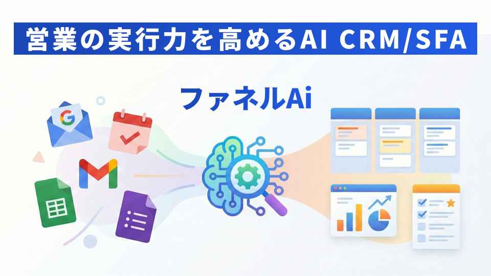 Google統合型AI CRM UI画面