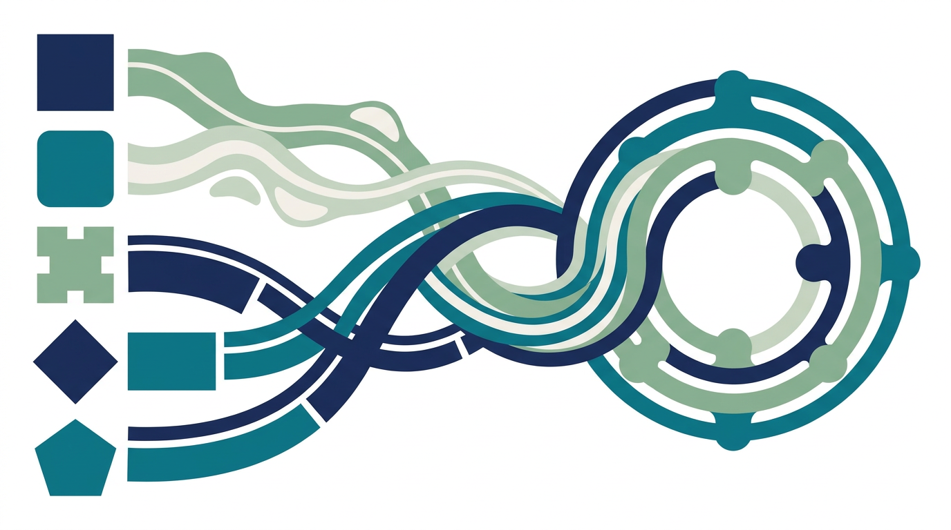 AIコンサルとAI受託企業を、構想、PoC、開発、運用、内製化の5段階で比較する図