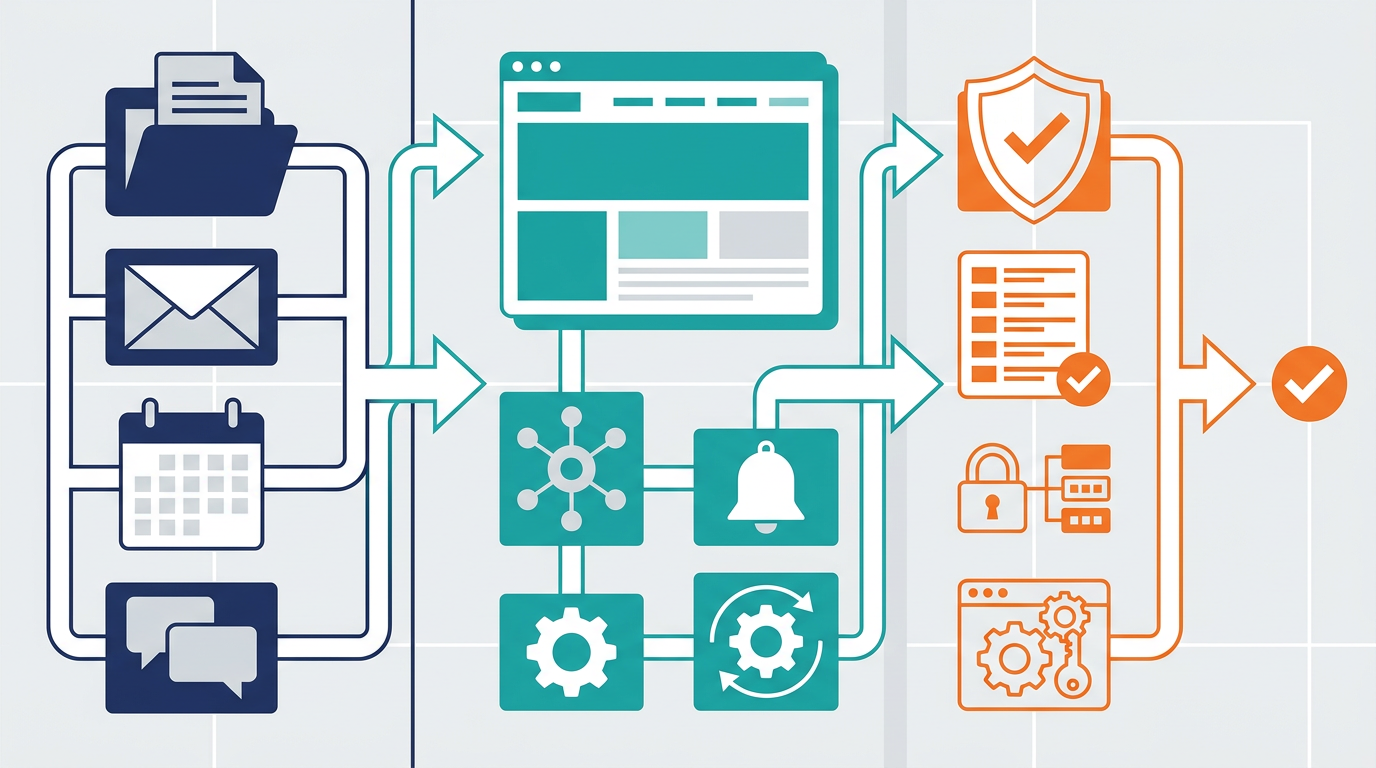 Amazon Quickデスクトップアプリの導入判断を、業務文脈、実行権限、ガバナンスの3層で整理した図