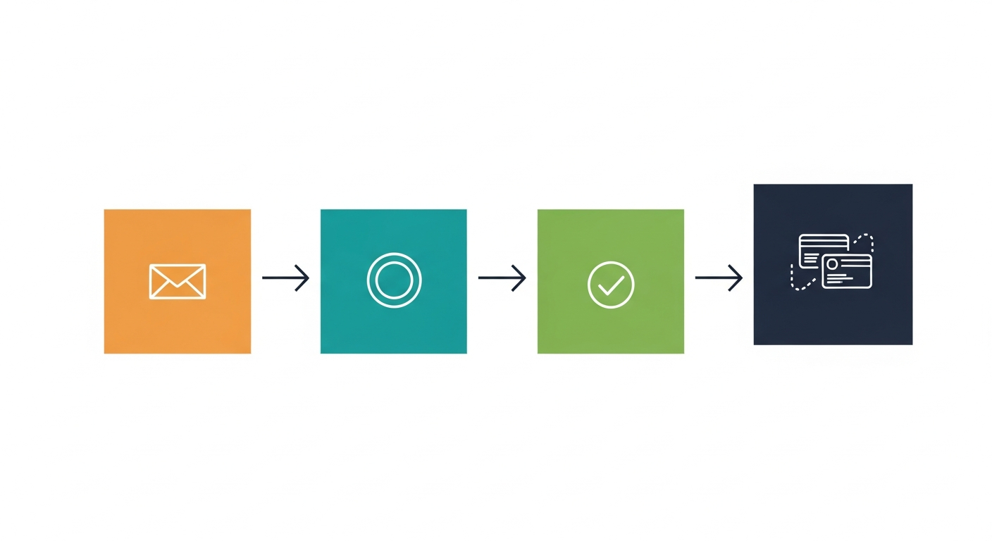 BtoBメールマーケティングの全体像を、目的、代表施策、KPI、MAの位置づけで整理した図