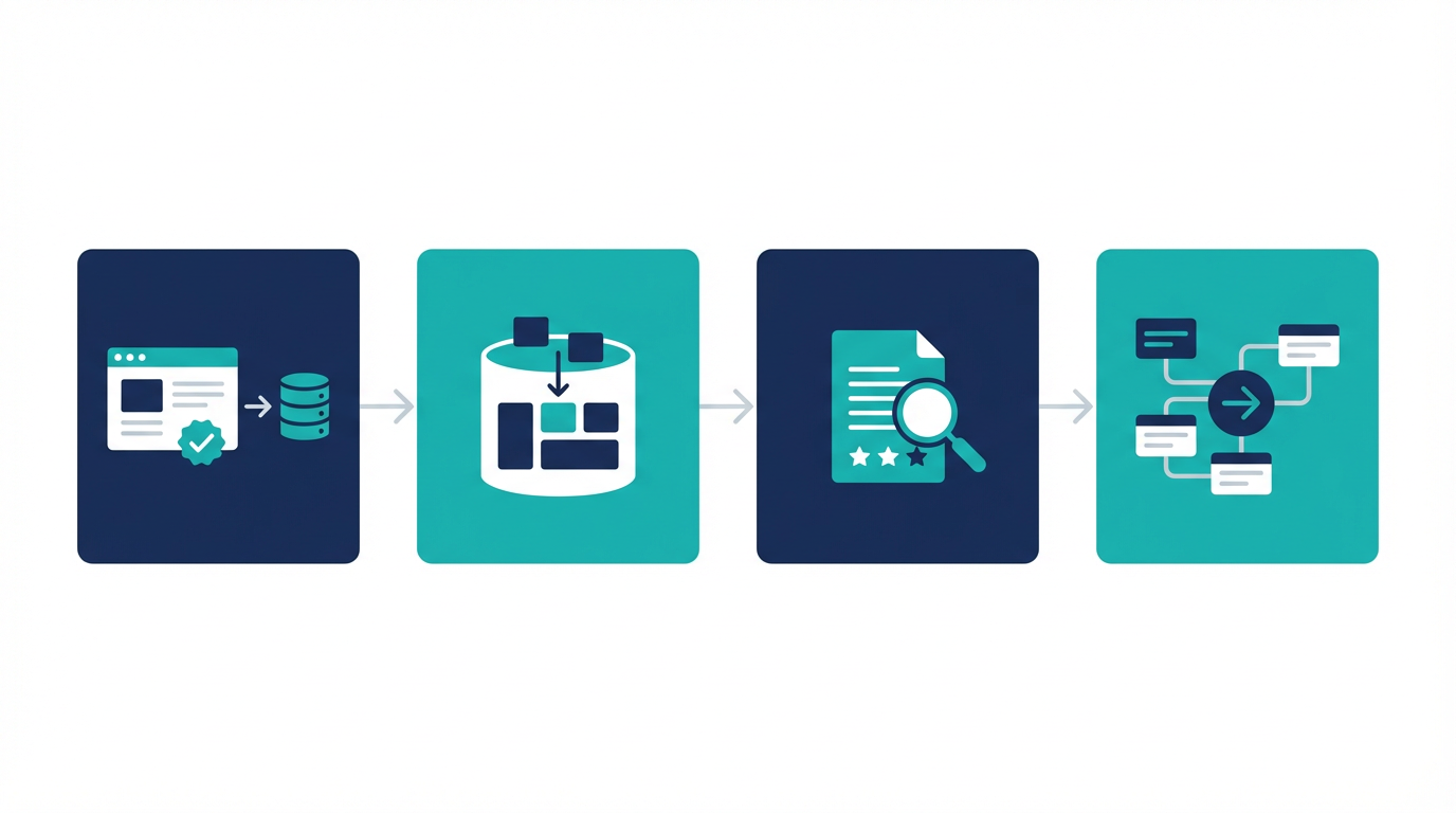 ChatGPT検索で表示される前提を、クロール許可、indexable、本文品質、関連記事導線で整理した図