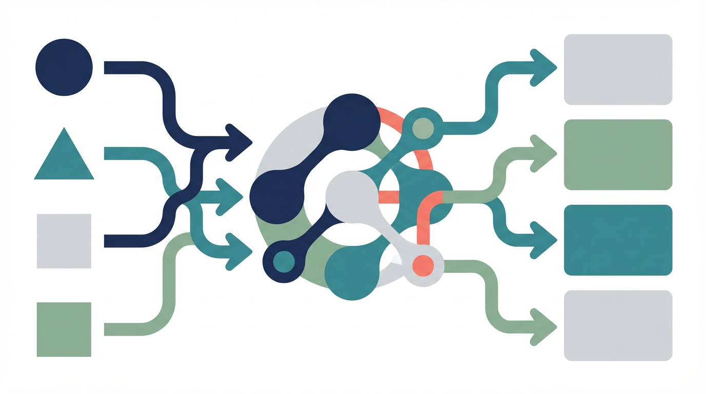 Claude Designで入力素材からデザイン探索、共有、出力、実装引き継ぎへ流れる制作プロセスを整理した図