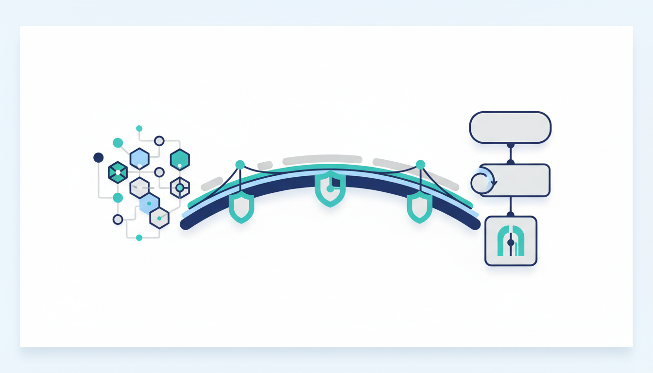 ClaudeforceでClaudeの推論とSalesforceのデータ・ワークフロー・権限が安全につながるイメージ