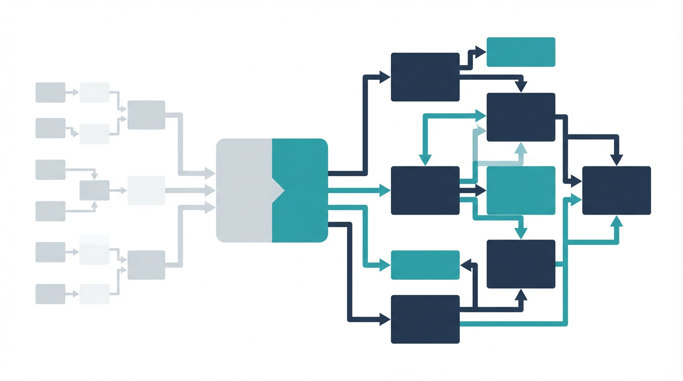CMOの役割を、前工程と判断工程の流れで整理した図