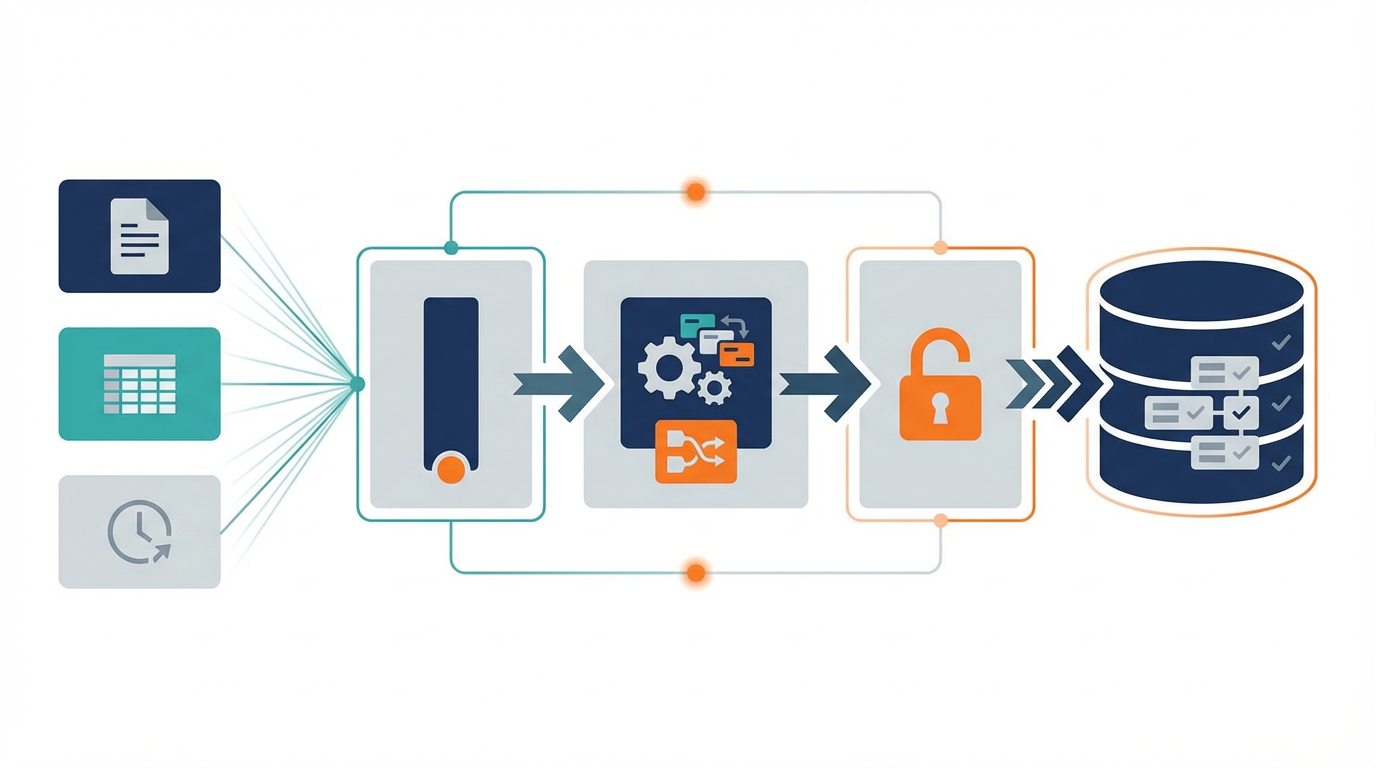 CodexとMCPでCRMデータを扱う流れを、読み取り、整形、承認、反映の4段階で整理した図