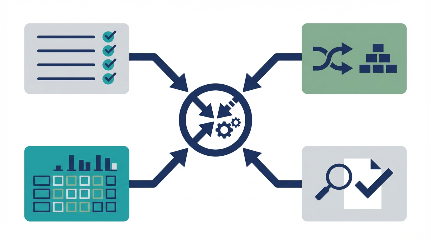 AI検索時代の比較ページを、適合条件、移行条件、比較表、proof導線で整理した図