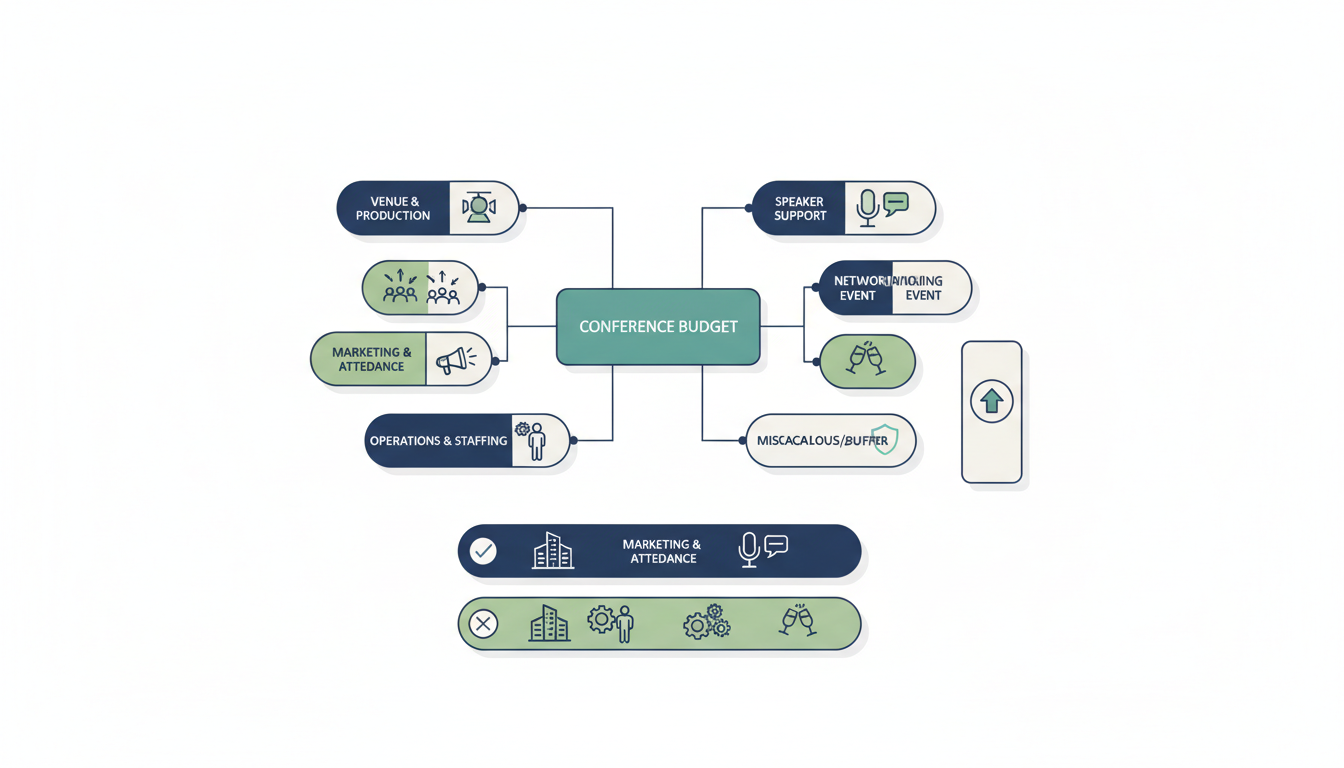カンファレンス開催の費用相場は？会場・制作・集客・運営の予算内訳を解説