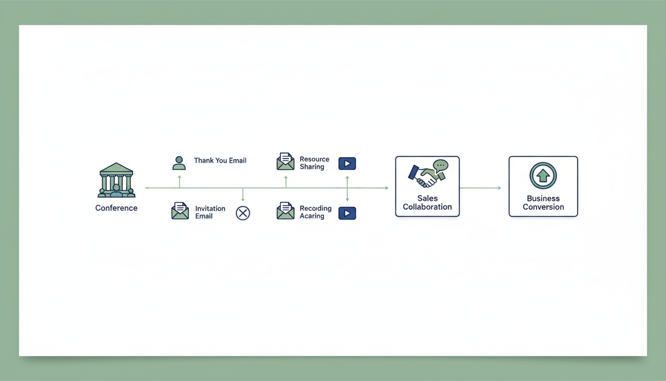 カンファレンス後のフォロー施策｜お礼メールから商談化までの実務フロー