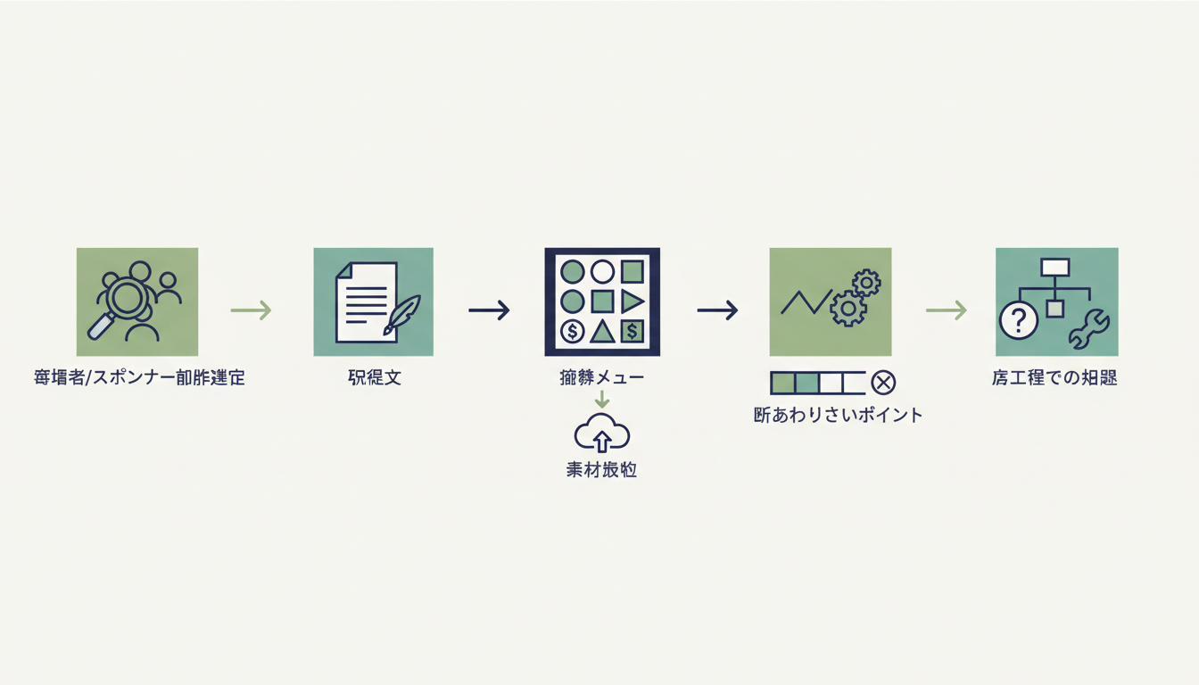 カンファレンスの登壇者依頼とスポンサー獲得｜断られにくい進め方と打診項目