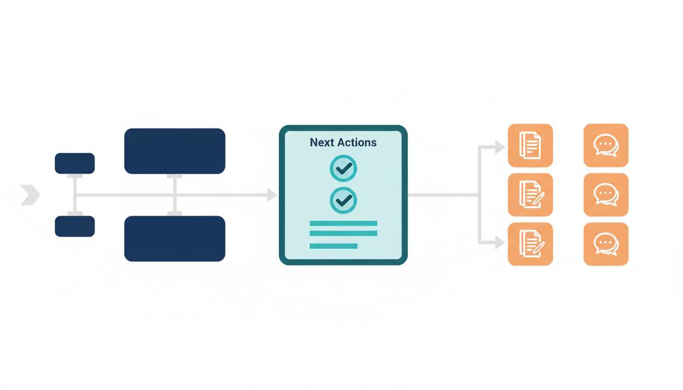 Googleカレンダーで、営業フォローの予定、担当者、資料リンクが連動する構成を整理した図