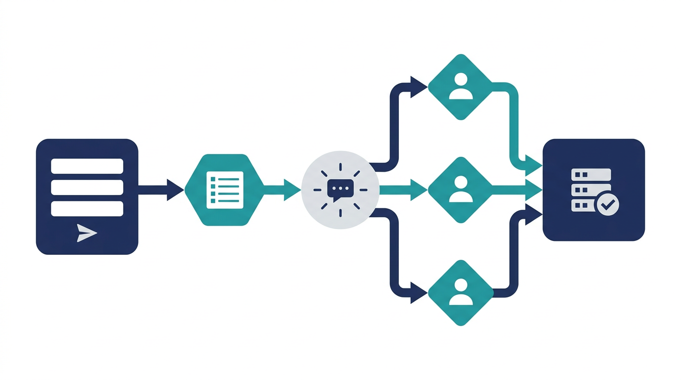 Google ChatとGoogle Formsで問い合わせを振り分ける方法｜受付・担当通知・初動管理