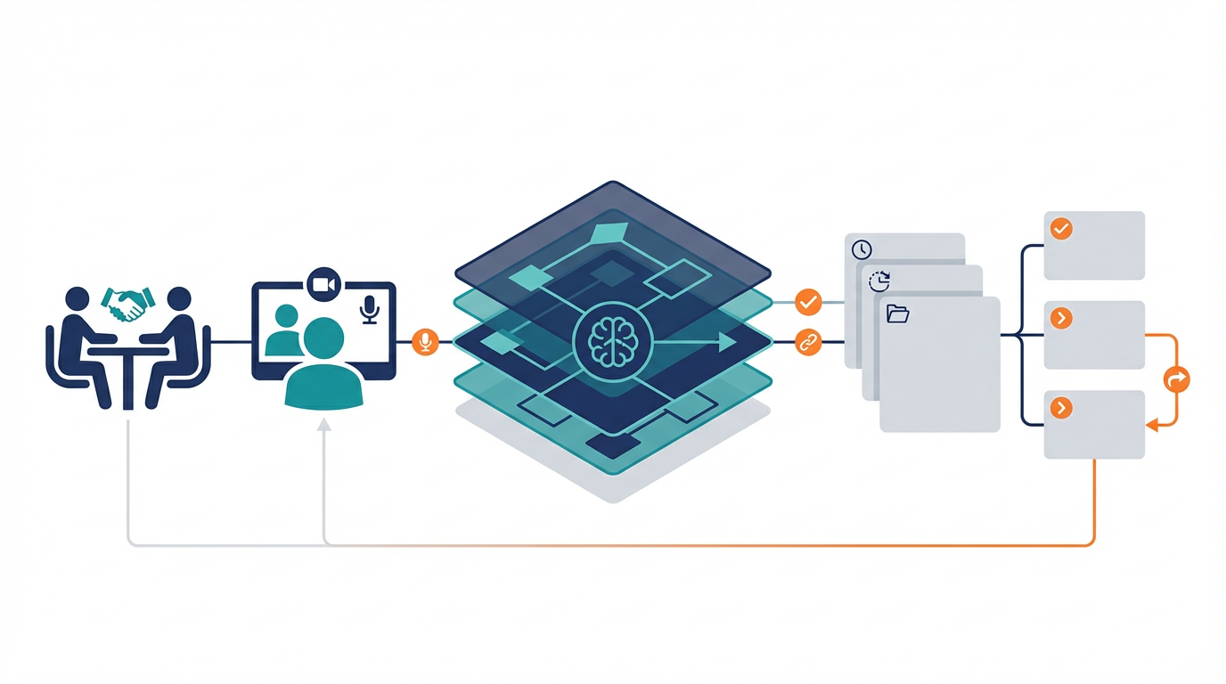 Google Meetの対面議事録AIはSFA/CRMをどう変えるか｜商談記録と営業フォローの設計