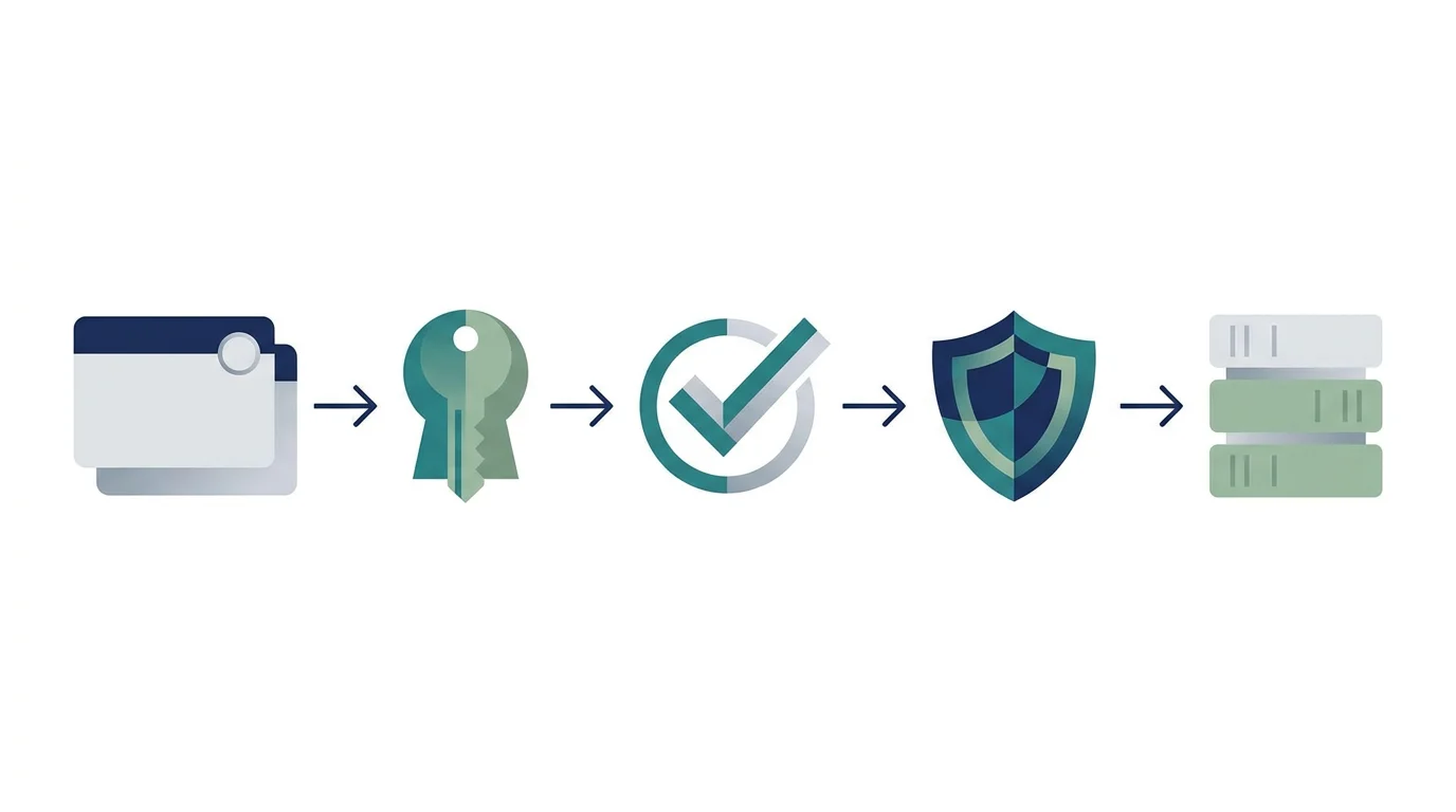 Admin password reset alertを、通知、本人確認、影響範囲確認、権限棚卸し、月次レビューの5段階で整理した図