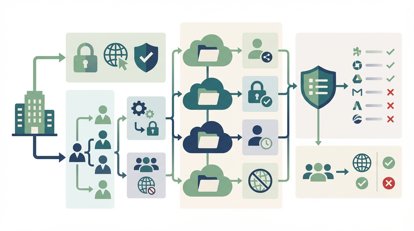 Google Workspaceで共有ドライブの外部共有をどこまで許可するか