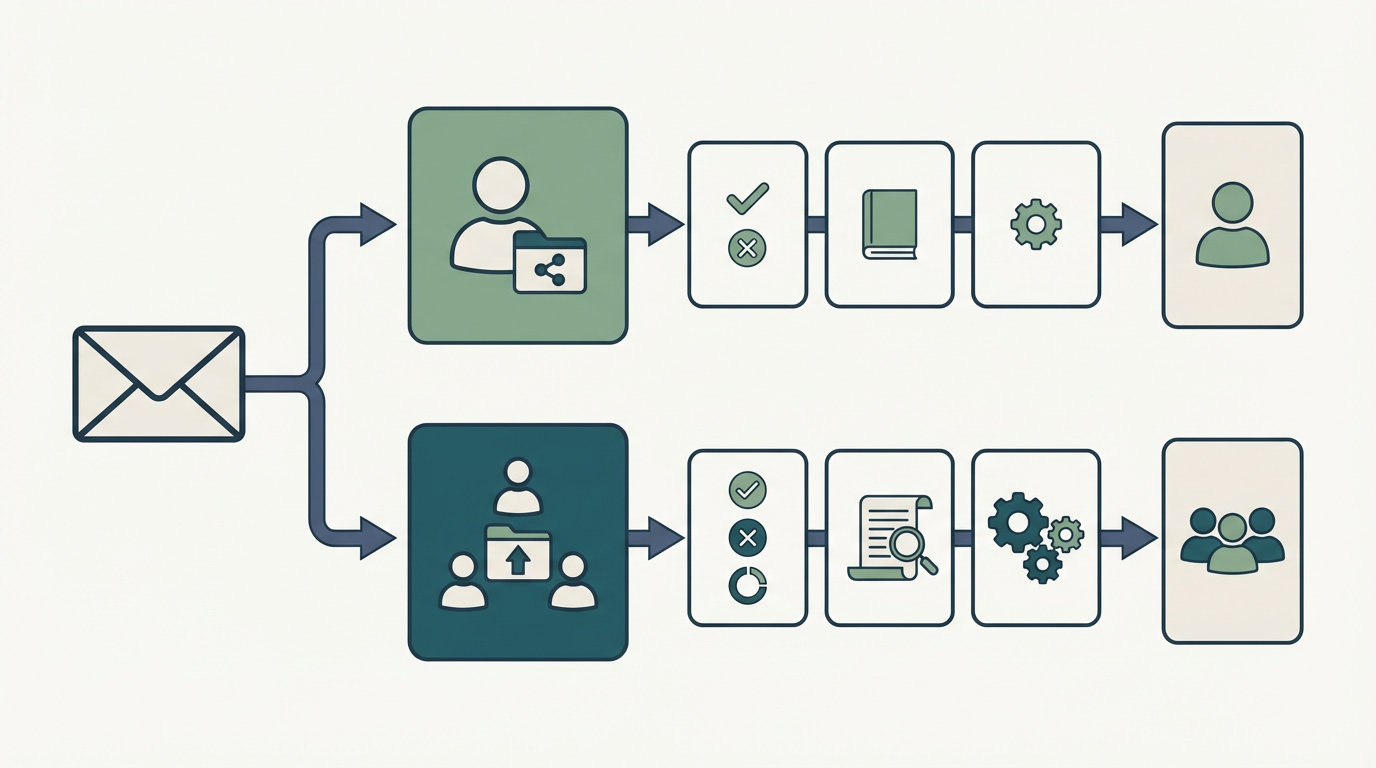 Google Workspaceの共有メールボックスはGmail委任かGoogle Groups共同トレイか