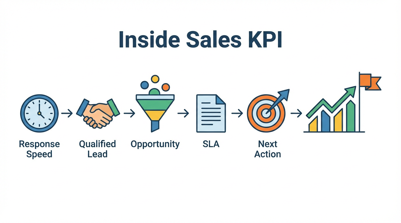 インサイドセールス KPIとは？見るべき指標、設計順、改善の進め方を実務で整理する