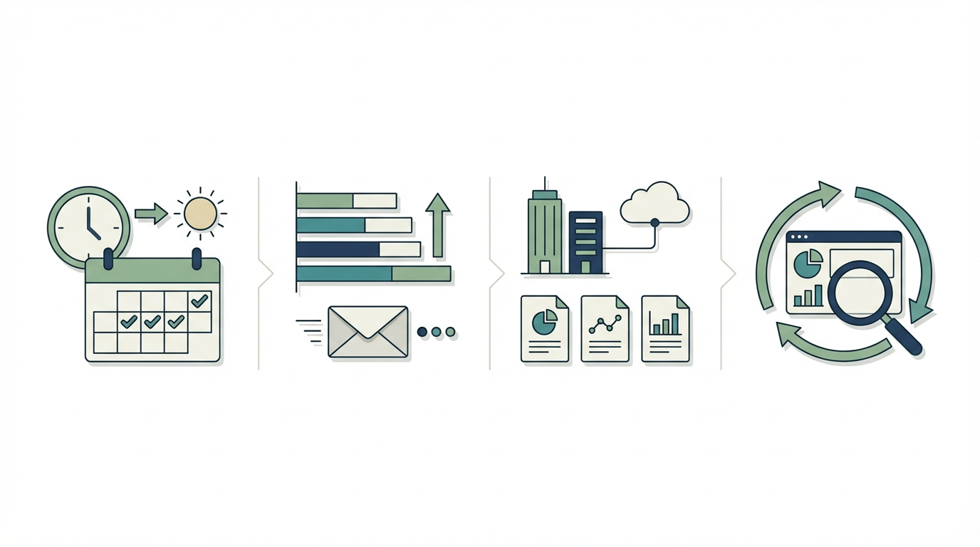 メールの配信時間・曜日・頻度の考え方｜BtoBで反応が出やすい設計を整理する