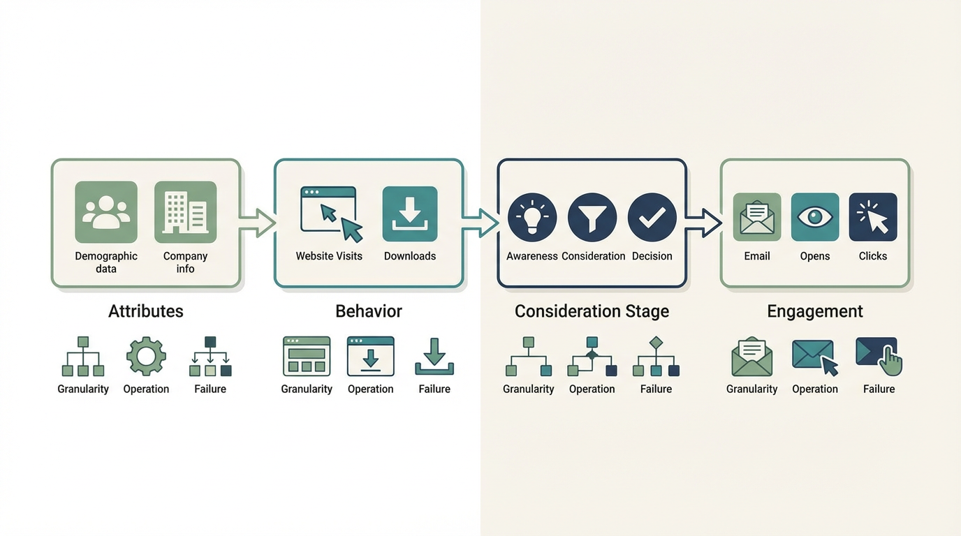 BtoBメールのセグメント設計｜属性・行動・検討段階で配信先を切り分ける実務ガイド