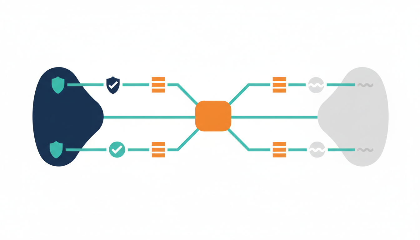 MCPを使ってAIエージェントとSalesforceを接続し、読み取り、承認、書き込み、監査ログを整理した図