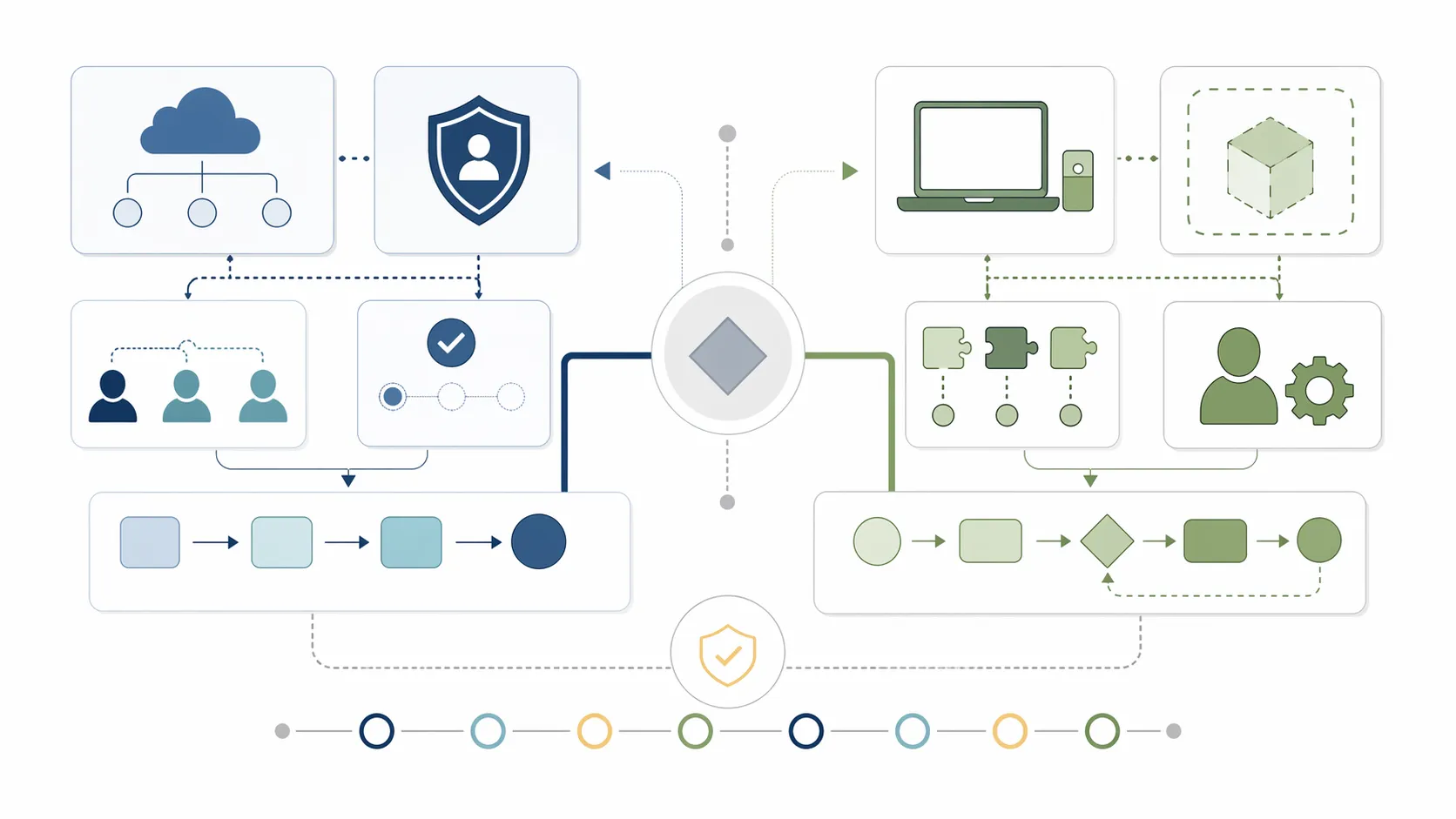 OpenAIのworkspace agentsとOpenClawの違いを、管理主体、実行環境、権限、運用責任で比較した図