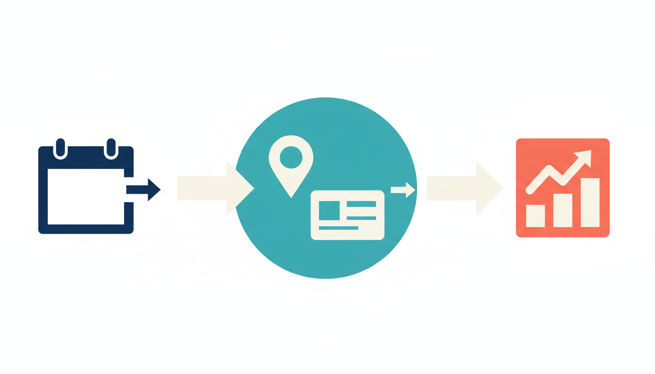 【脱エクセル】ルートセールスの「ファネル」を最大化する自動化革命｜Googleカレンダー連携で日報をゼロにする方法 の要点を整理した図