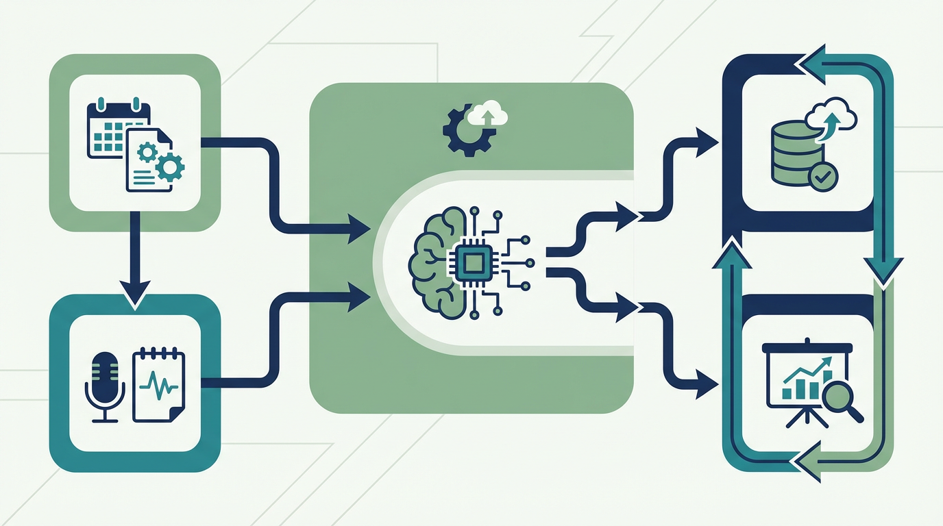営業組織のAI活用支援とは？商談準備、議事録、CRM更新、予測運用の支援範囲を整理する
