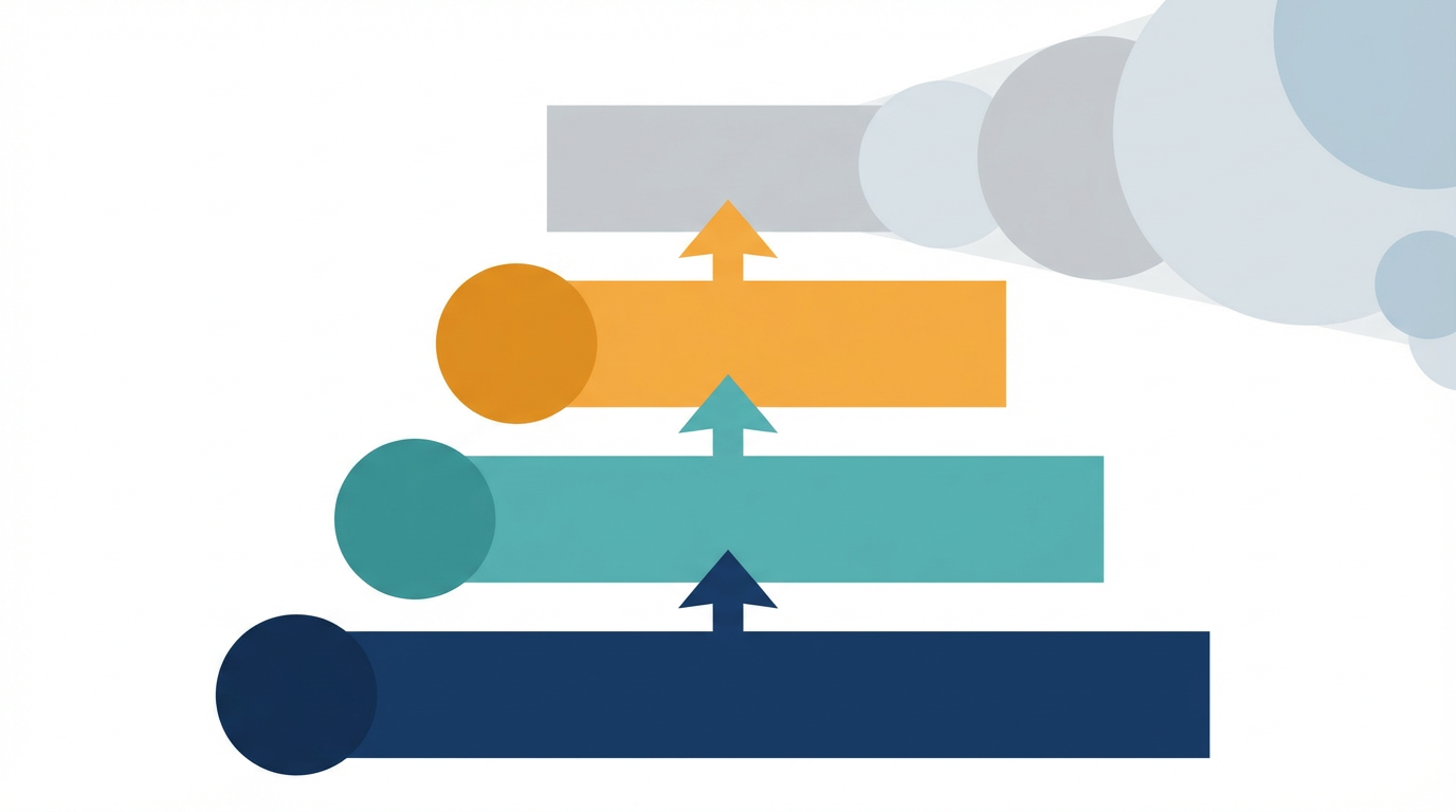 Salesforce Headless 360を、顧客データ、業務ワークフロー、AIエージェント、会話接点の4層で整理した図