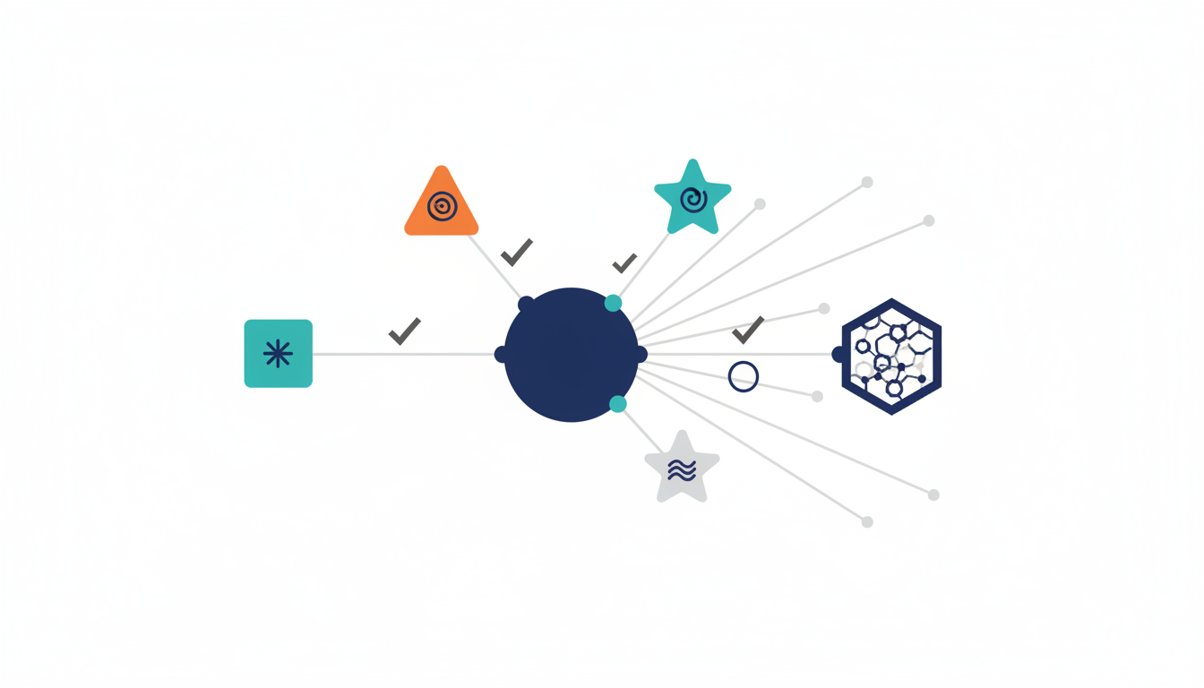 UTM命名規則を、source、medium、campaign と原本管理のルールで整理した図