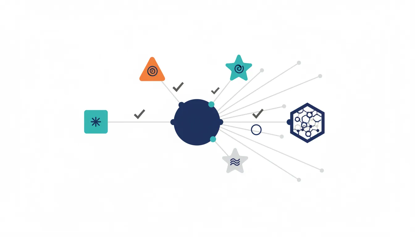UTM命名規則を、source、medium、campaign と原本管理のルールで整理した図