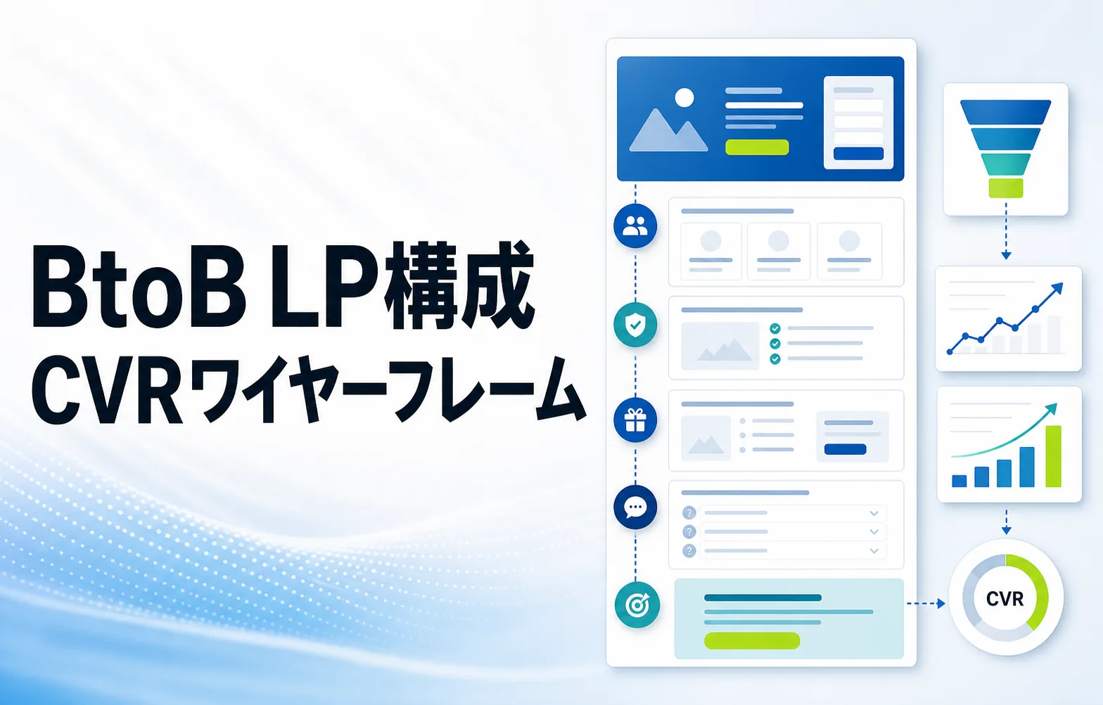 BtoB LP構成・CVR改善ワイヤーフレーム集のサムネイル