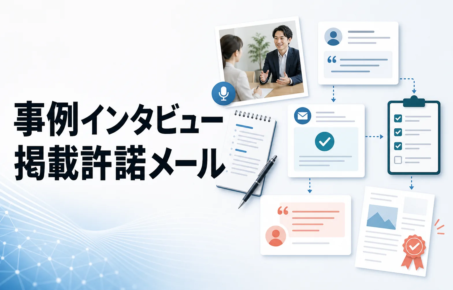 導入事例インタビュー・掲載許諾メールテンプレートのサムネイル