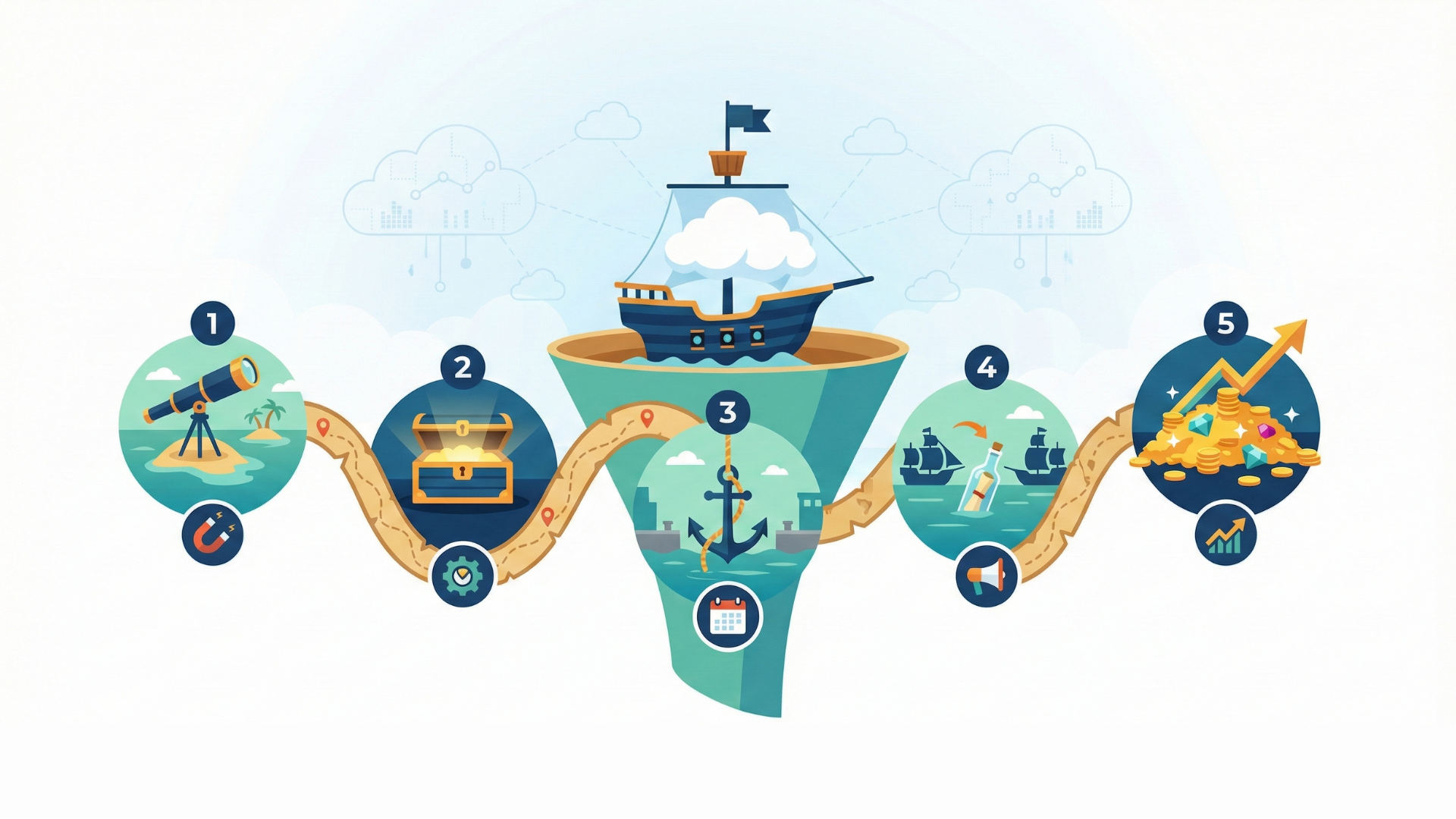 AARRRモデル（海賊指標）とは？SaaSの成長に不可欠な5つの指標を徹底解説