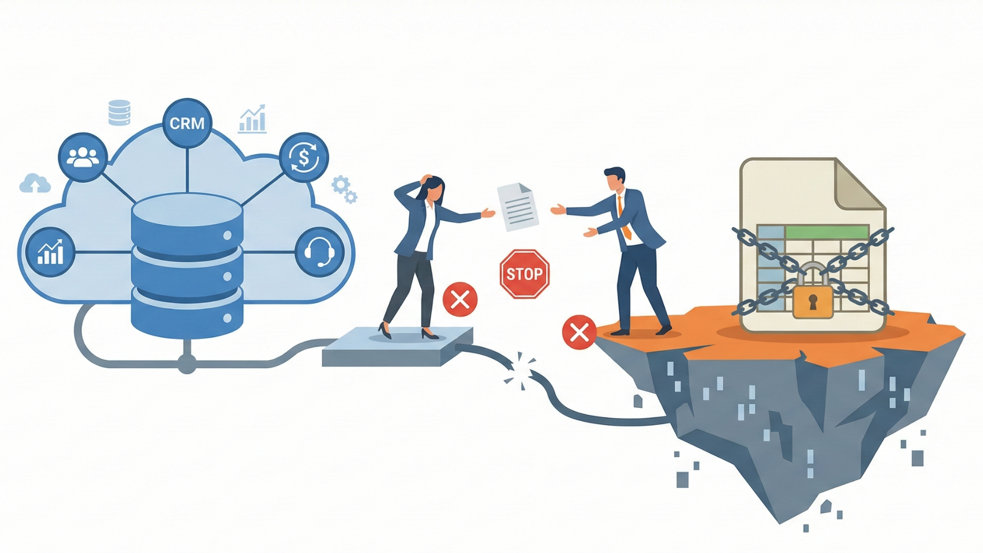 「案件管理だけ別ファイル」が生む悲劇——横断できない、引き継げない、そして組織が詰む