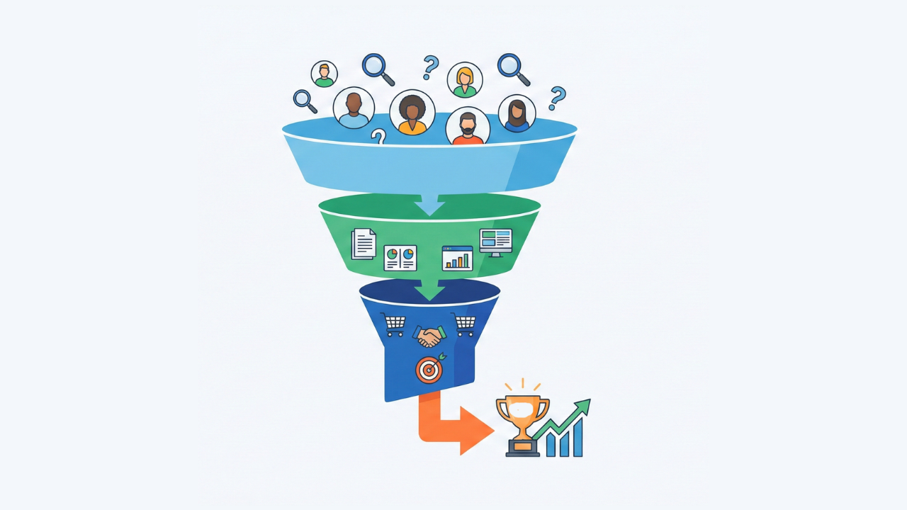 ファネルとは？TOFU・MOFU・BOFUの意味と成果を最大化する段階別コンテンツ戦略【完全保存版】