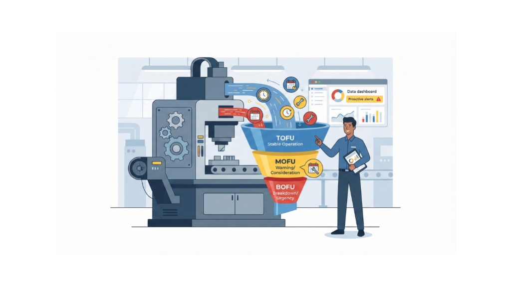 オフィス機器のルート営業を変える「ファネル思考」とは？トナー切れ予知とリース満了対策で売上を最大化する方法