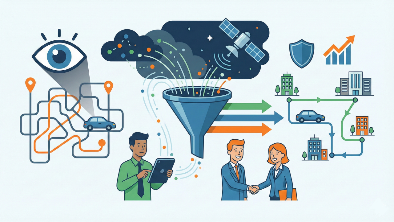 【マネージャー必読】ルートセールスの「ファネル」を劇的に改善する行動量管理。GPSは監視ではなく「安全と効率」のツールである