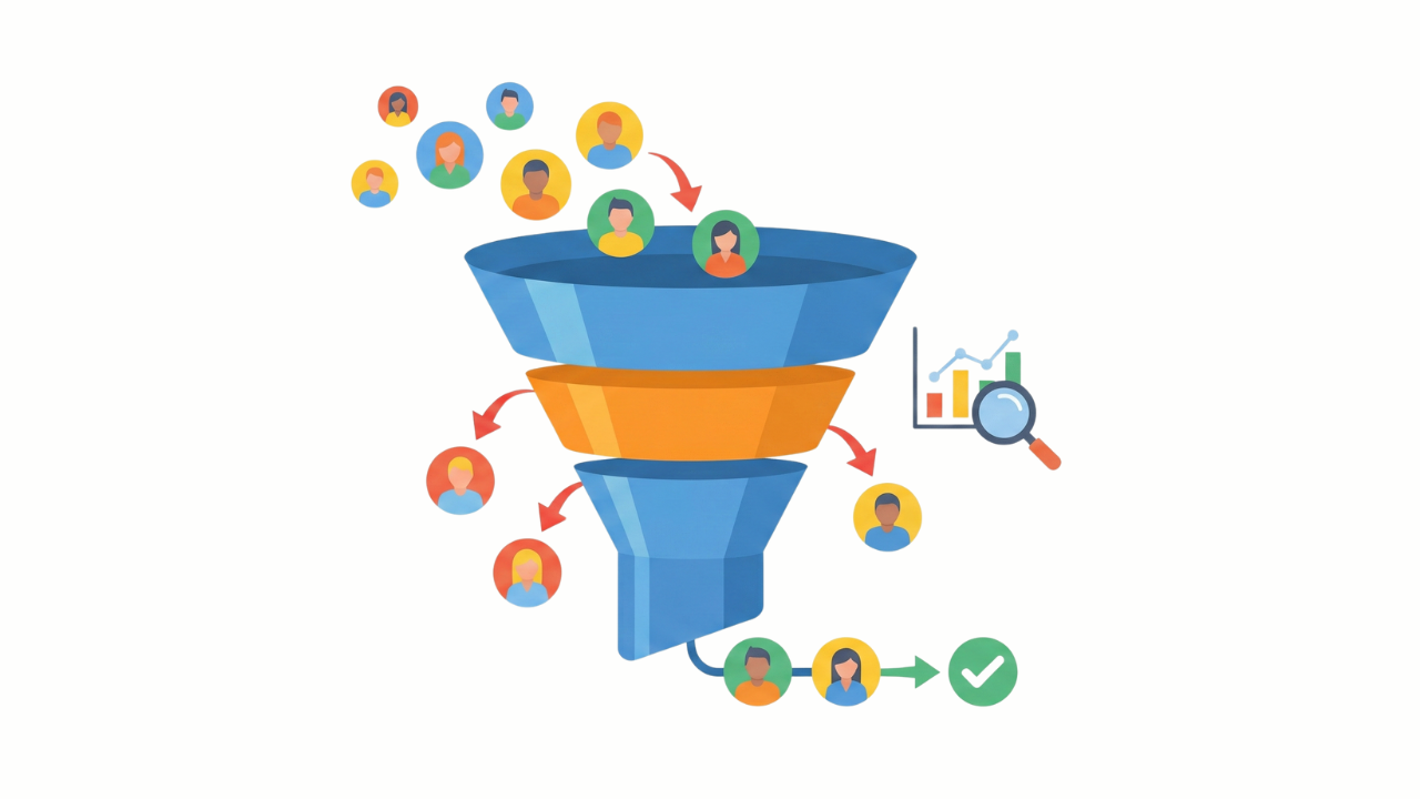 【完全版】ファネル分析とは？GA4での設定方法から離脱率改善の実践テクニックまで