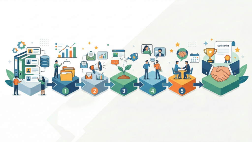 ハウスリストを商談に変える“5ステップ運用”〜成果を出すマーケティング・インサイドセールス活動〜